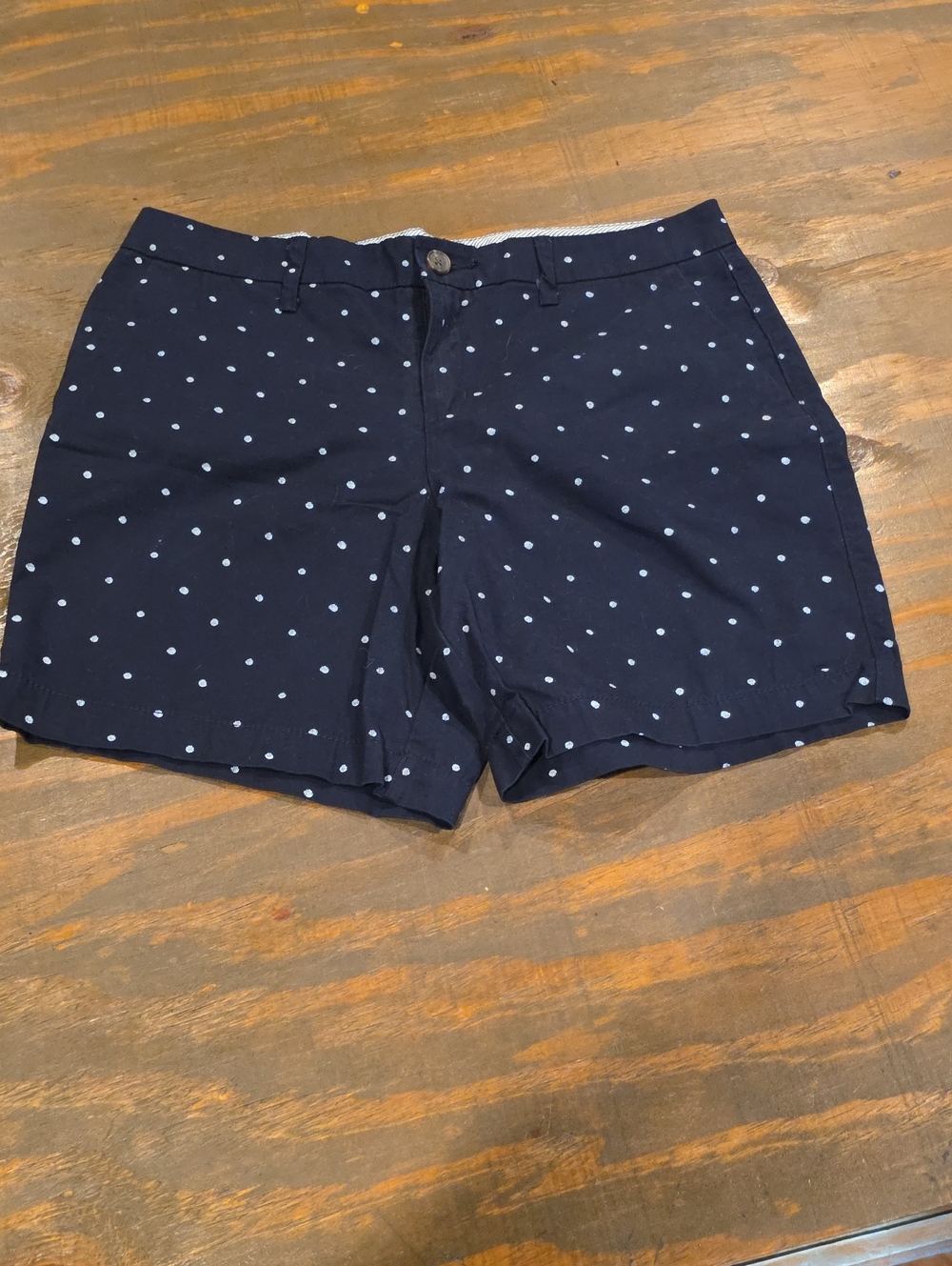 Old Navy Navy Blue Polka Dot Women's Board Shorts